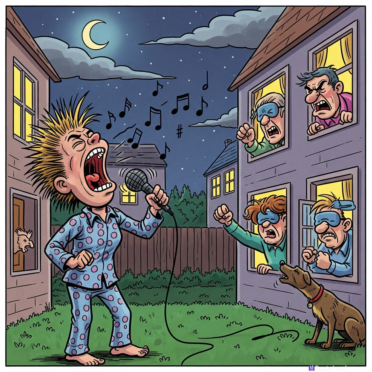 No Singing Loudly After 10 PM (California, USA)