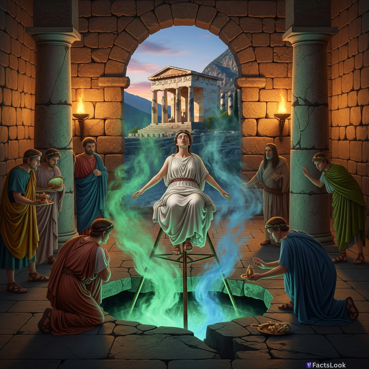 The Oracle of Delphi's Mysterious Prophecies