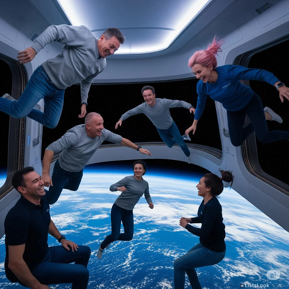 Zero Gravity Giggles and Cosmic Views: The Space Tourist Experience