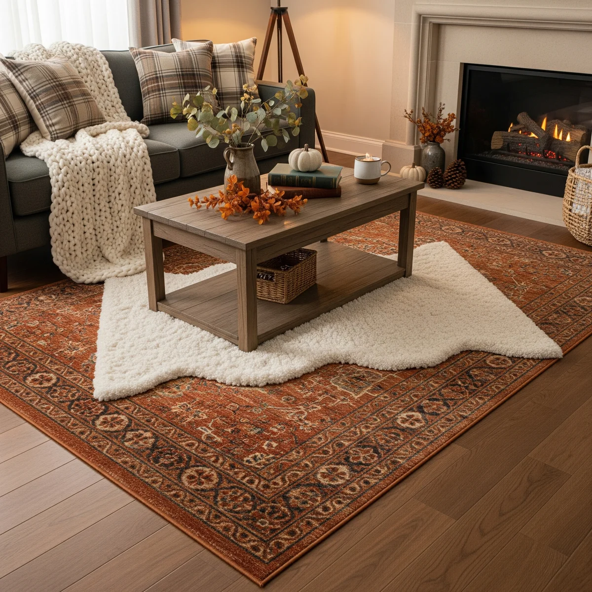 3. Rug Refresh: Layer for Texture & Warmth