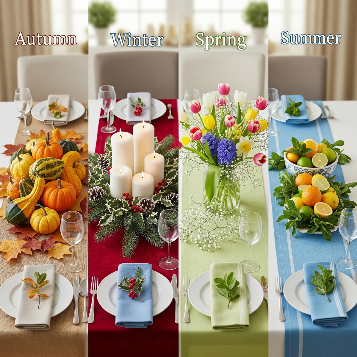 6. Tabletop Transformations: Seasonal Centerpieces