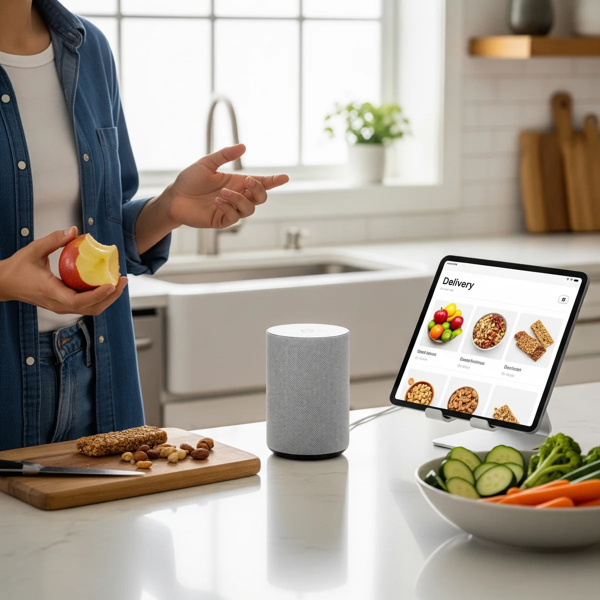 Voice-Activated Snack Ordering
