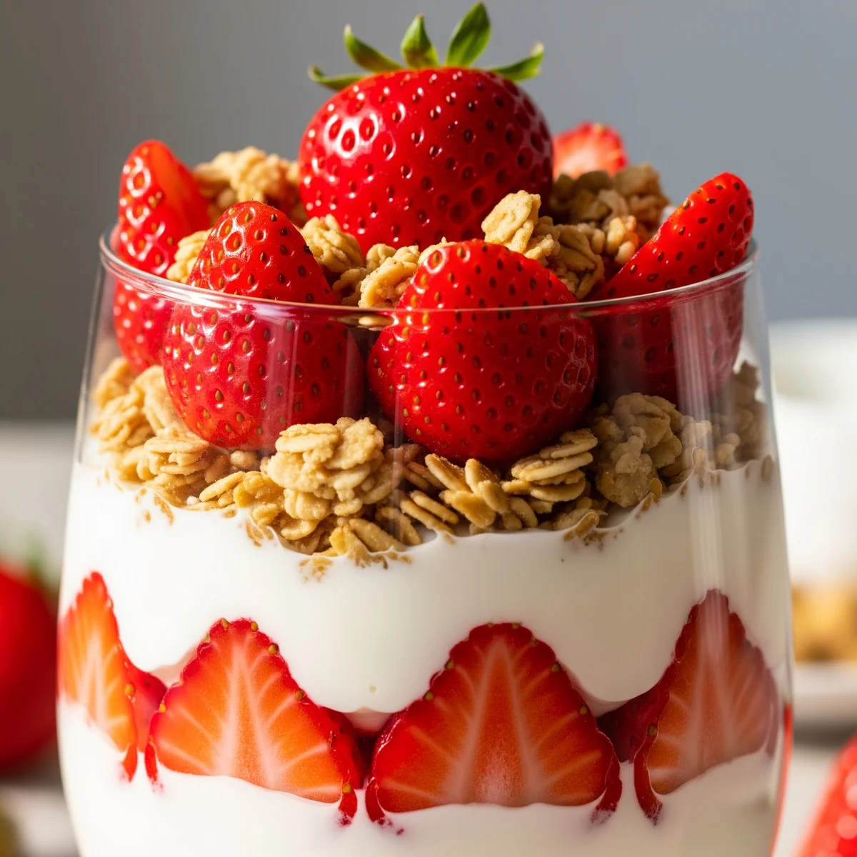 1. Strawberry Yogurt Parfaits